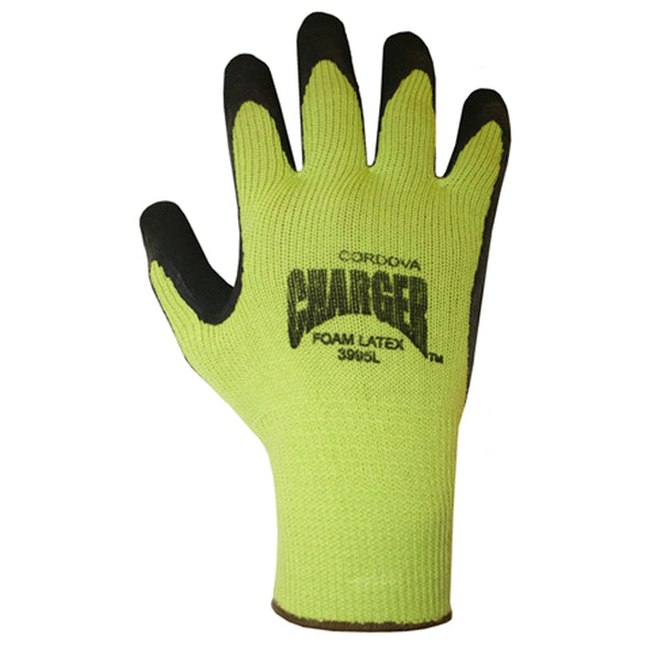 Charger™, Latex, Foam Gloves - 12 Pairs