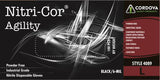 Nitri-Cor Agility™ Disposable Black 6 Mil Nitrile Gloves - Case of 1,000