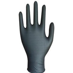 Nitri-Cor  Z-Tread  6 Mil Black Nitrile Gloves - Case of 1,000