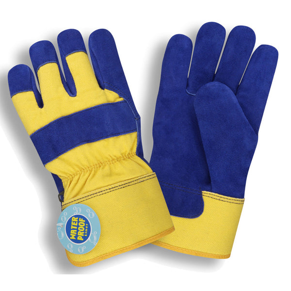 Thinsulate® Split Leather Palm Waterproof Gloves - 12 Pairs