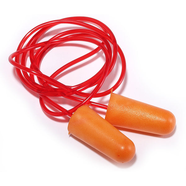 Ear Plugs, Encore™, Disposable, Foam, Corded, Industrial - 100 Per Box