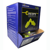TPR Earplugs, Hi-Vis Lime - 100 Per Box