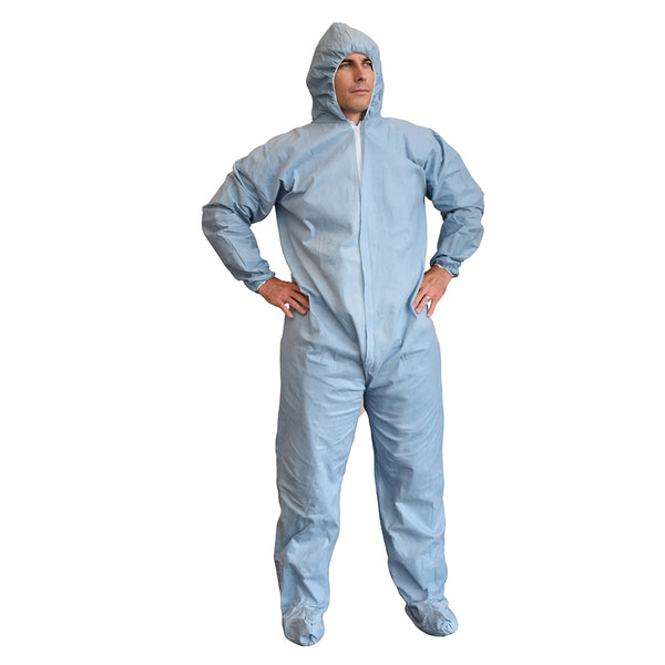 Defender FR™ Self-Extinguishing Hooded Coveralls - Case of 25