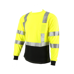 COR-BRITE™ Type R, Class 3, Hi-Vis Lime Long-Sleeve T-Shirt