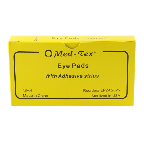 Eye Pads with Adhesive Strips - 4 Per Box