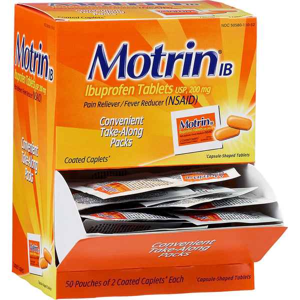 Motrin IB Ibuprofen Dispenser Box - 100 Caplets $14.42!!!