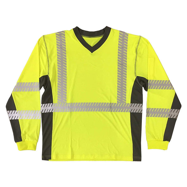 COR-BRITE™ Type R, Class 3, Long-Sleeve V-Neck T-Shirt