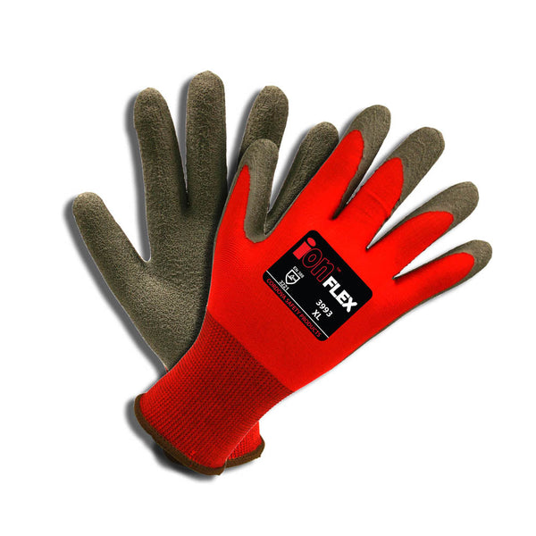 ION-FLEX™, Latex, Crinkle Gloves - One Pair