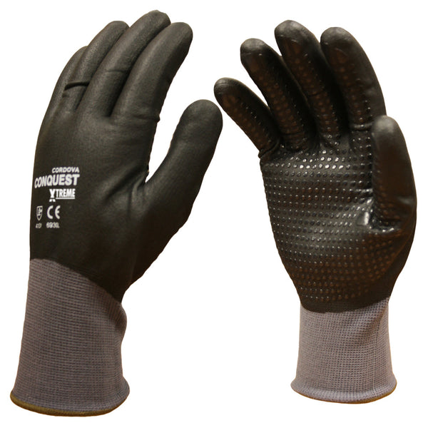 Conquest Xtreme™ Nitrile Foam Dots Gloves - One Pair