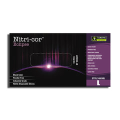 Nitri-Cor® Eclipse Industrial Nitrile, Powder-Free, 4-Mil Gloves - Case of 1,000