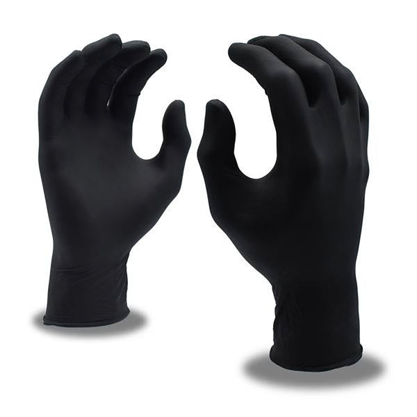 Nitri-Cor Agility™ Disposable Black 6 Mil Nitrile Gloves - Case of 1,000