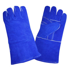 Select Shoulder Leather Welder Gloves, Blue, XL - 12 Pairs