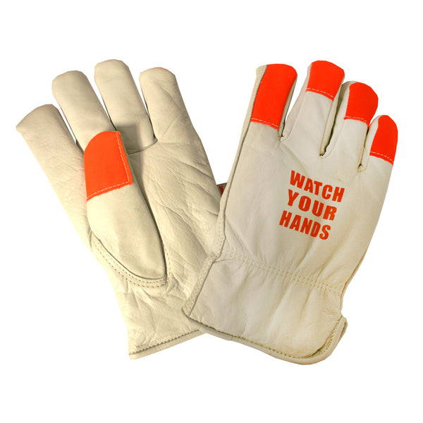 Thinsulate™ Premium Grain Cowhide Driver Gloves - 12 Pairs
