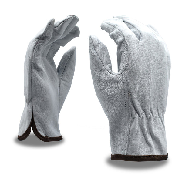 Standard Grain Goatskin Straight Thumb Driver Gloves - 12 Pairs