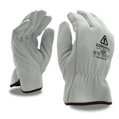Premium Goatskin Cut Resistant Driver Gloves - 12 Pairs