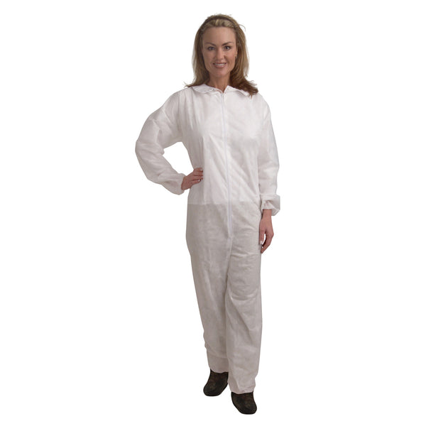 Polypropylene Protective Coveralls - Case of 25