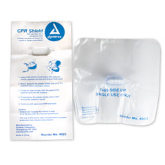 CPR mask face shield one-way valve protection