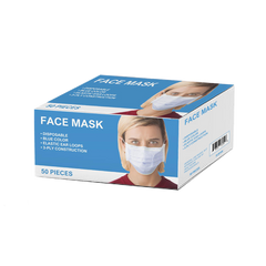 Disposable Ear-Loop 3-Ply Face Masks
