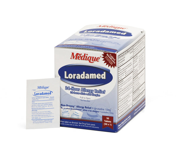 Loradamed 24-Hour Allergy Relief - 50 Tablets
