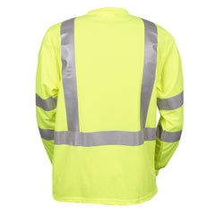 COR-BRITE™ Type R, Class 3, Hi-Vis Lime Long Sleeve T-Shirt