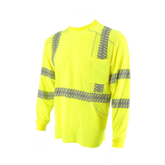 COR-BRITE™ Type R, Class 3, Hi-Vis Lime Long-Sleeve T-Shirt