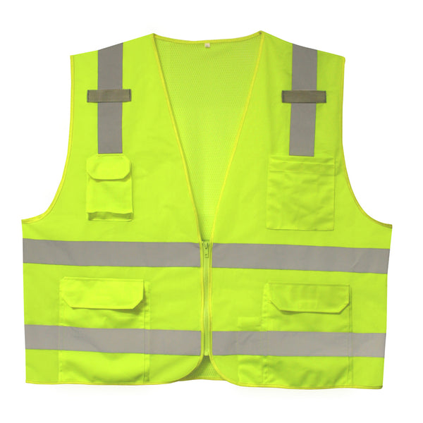 COR-BRITE™ Type R, Class 2 Surveyors Vest - Lime