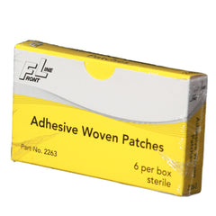 Adhesive Woven Patch Bandages - 6 Count