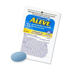 aleve pain reliever relief single dose packets