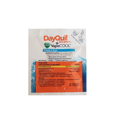 DayQuil Severe Vicks VapoCOOL Cold & Flu - 4 Single Dose Packets (2 caplets per packet)