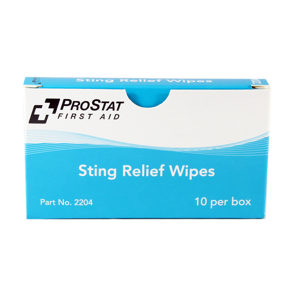 Sting Relief Wipes - 10 Per Box