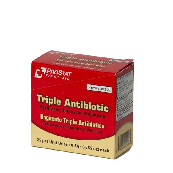 Triple Antibiotic Ointment, 0.5 gm - 25 Per Box