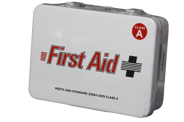 First Aid Truck Kit w/ Steel Case, ANSI Class A - 77 Pieces